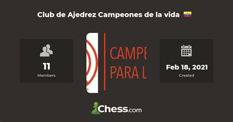 Club de Ajedrez Campeones de la vida - Chess Club - Chess.com