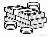 Money Coloring Pages Printable sketch template