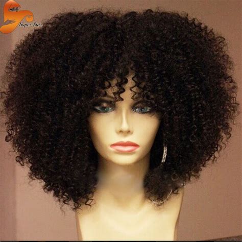 Kinky Curly Full Lace Wig Brazilian Virgin Hair Full Lace Human Hair Wigs Afro Kinky Curly ...