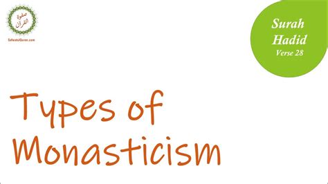 Types of Monasticism - YouTube