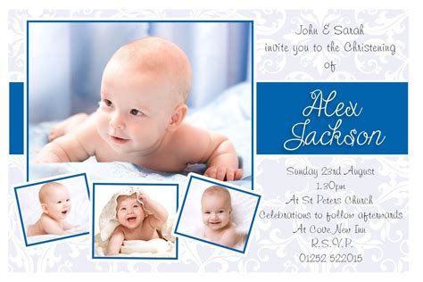 Free Baby Boy Baptism Invitations : Baptism Invitation Boy Baptism ...