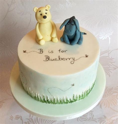 Pooh Bear & Eeyore Baby shower Cake - Decorated Cake by - CakesDecor