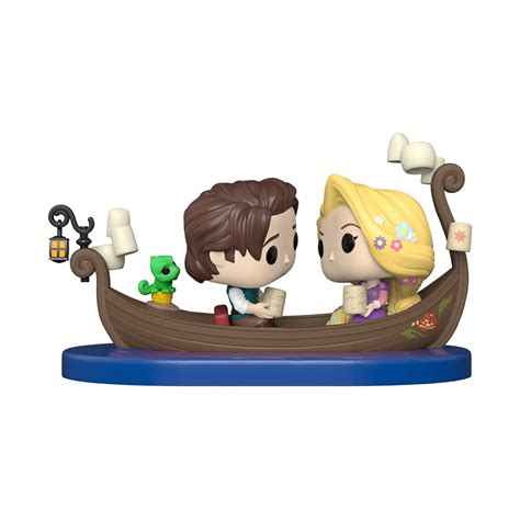 Buy FunkoFunko Pop! Movie Moment: Disney 100 - Rapunzel and Flynn Boat ...