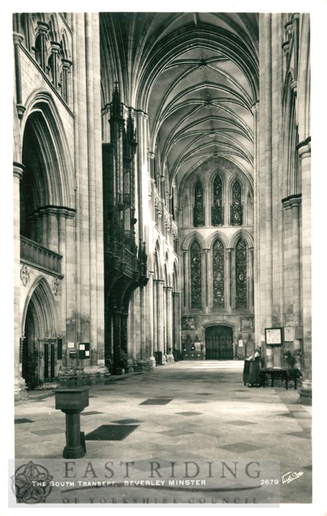 Beverley Minster interior, south transept, Beverley c.1900s | East ...