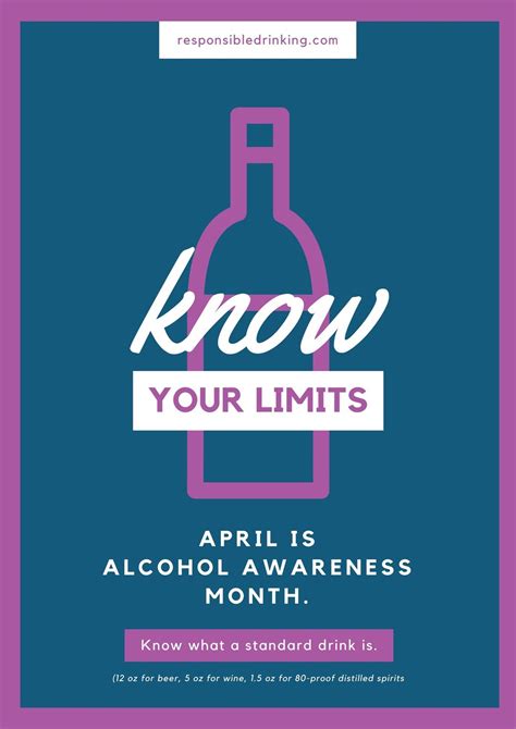 Free custom printable alcohol awareness poster templates | Canva