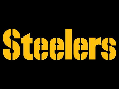 Black and Yellow Steelers Logo - LogoDix