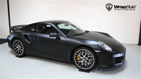 Porsche 911 - Black Matt wrap | WrapStyle