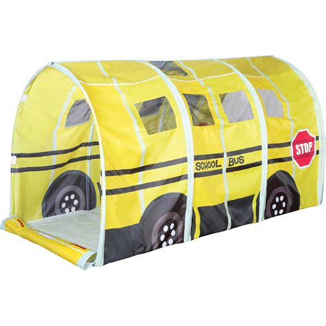 Pacific Play Tents School Bus 6' Long D-Tunnel Polyester Crawl Tube, Multi-color - Walmart.com