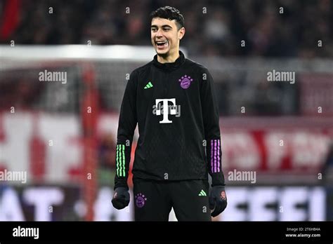 MUNICH, GERMANY - NOVEMBER 8: Aleksandar Pavlovic of Bayern Munich ...