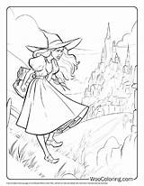 100  Witch coloring Pages Free PDF To Print Woo Coloring sketch template
