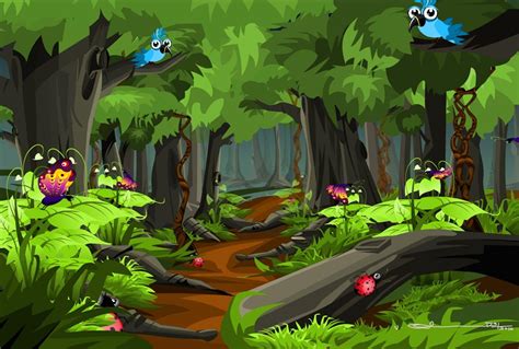 Forest Cartoon Wallpapers - Top Free Forest Cartoon Backgrounds ...