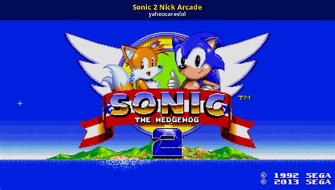 Sonic 2 Nick Arcade [Sonic the Hedgehog 2 (2013)] [Mods]