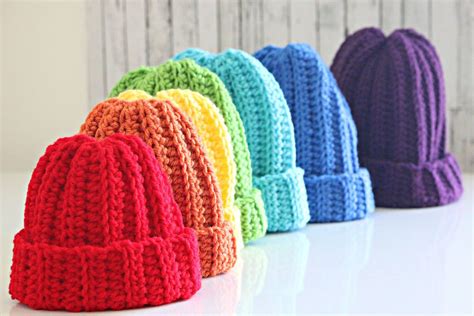 Easiest Worsted Hat Ever PATTERN, Crochet Hat, Infant to Adult Sizes, PDF, Instant Download ...