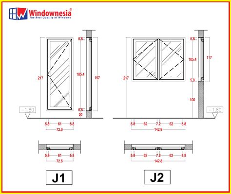 Ukuran Standard Kusen Pintu Kumpulan Info Upvc Dan Aluminium Profile ...