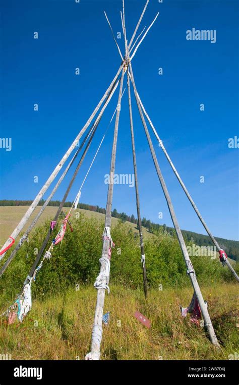 Chief Joseph tipi, Big Hole National Battlefield, Nez Perce National Historic Park, Montana ...