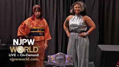 Momo Kohgo vs Willow Nightingale - NJPW STRONG Women’s Championship ...