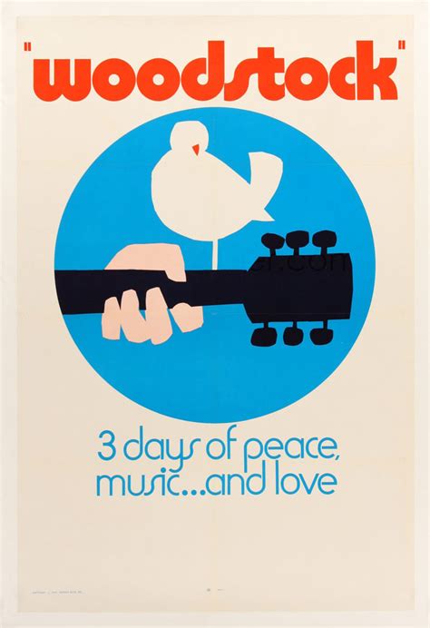 Woodstock movie posters - Fonts In Use