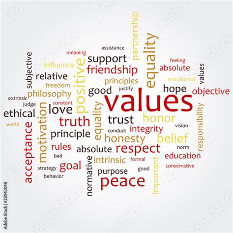 "Values word cloud" Stockfotos und lizenzfreie Vektoren auf Fotolia.com - Bild 38943048