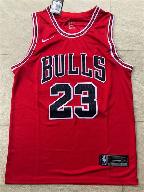 Jordan 23 Bulls Jersey Replica, Men's Fashion, Activewear on Carousell