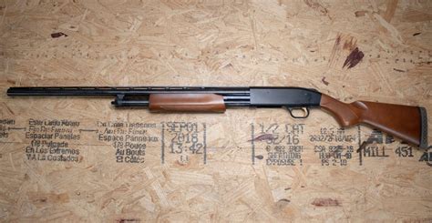 Mossberg 500 12 Gauge Police Trade-In Shotgun with Wood Stock ...