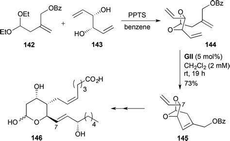 Scheme 43 Synthesis of thromboxane B 2 (146). | Download Scientific Diagram