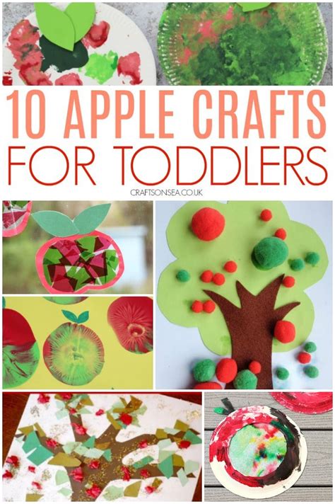 10 Easy Apple Crafts for Toddlers and Preschoolers - Crafts on Sea