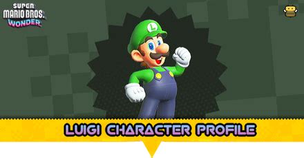 Luigi Character Profile | Super Mario Wonder｜Game8