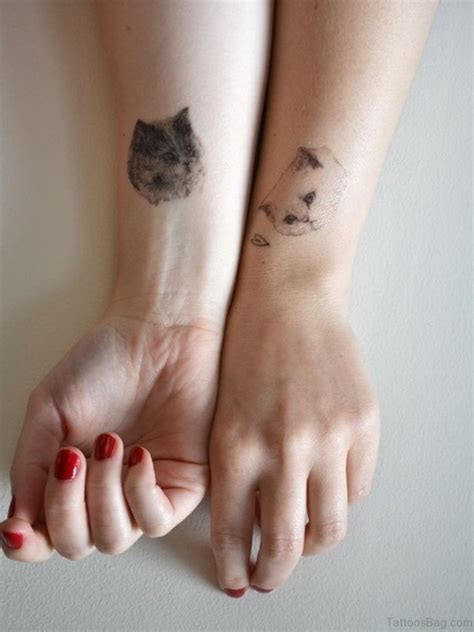 31 Cute Cat Tattoos For Wrist - Tattoo Designs – TattoosBag.com