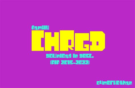 Family CHRGD Font by g4merxethan on DeviantArt