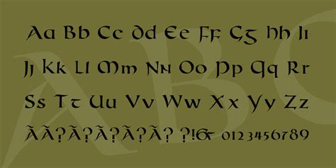 Download Roman Uncial Modern font | fontsme.com