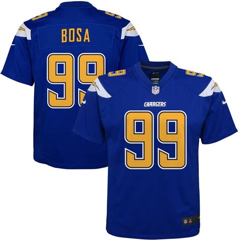 Youth Nike Joey Bosa Royal Los Angeles Chargers Color Rush Game Jersey