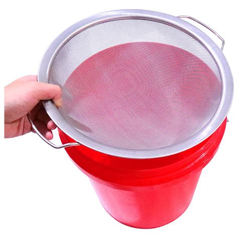 Buy Paint Strainer Mesh Stainless Steel Paint Emulsion Honey Funnel Filter Cover Filter Tool ...