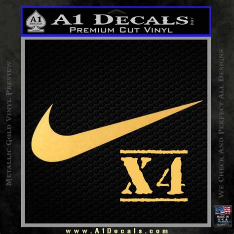 Nike Swoosh 4 Pack Decal Sticker » A1 Decals