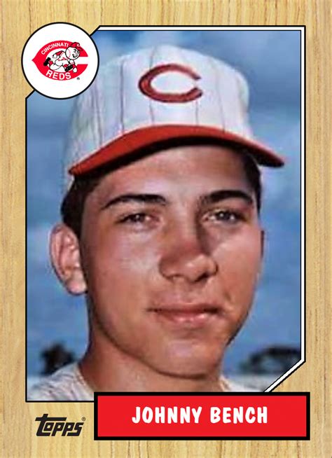 Pin by Cathy Dosch on Johnny Bench in 2020 | Johnny bench, Baseball cards, Vintage baseball