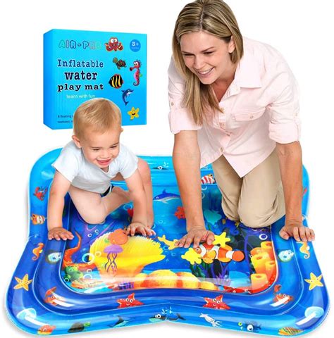 Large Inflatable Water Play Mat Fun Tummy Time Play Activity Center for ...