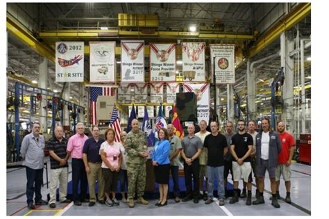 Depot receives 2017 Bronze Shingo medallion | Article | The United States Army