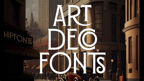 Art Deco Fonts Archives - Y2K FONTS