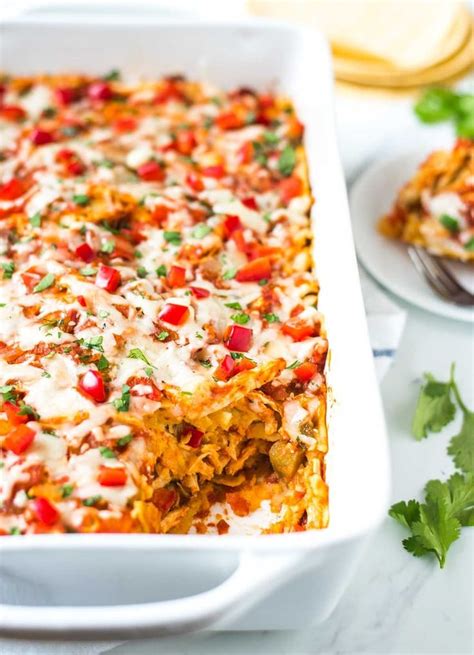 Chicken Tortilla Casserole | Chicken tortilla casserole, Popular ...