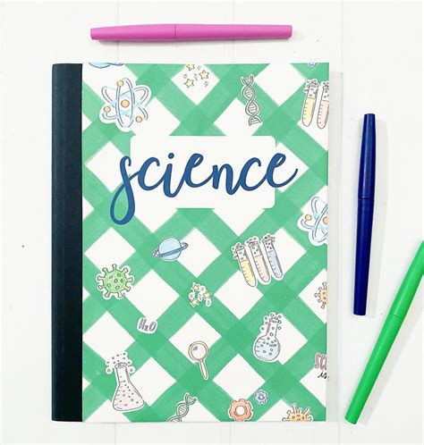 FREE Printable Math and Science Notebook Covers - Pineapple Paper Co.