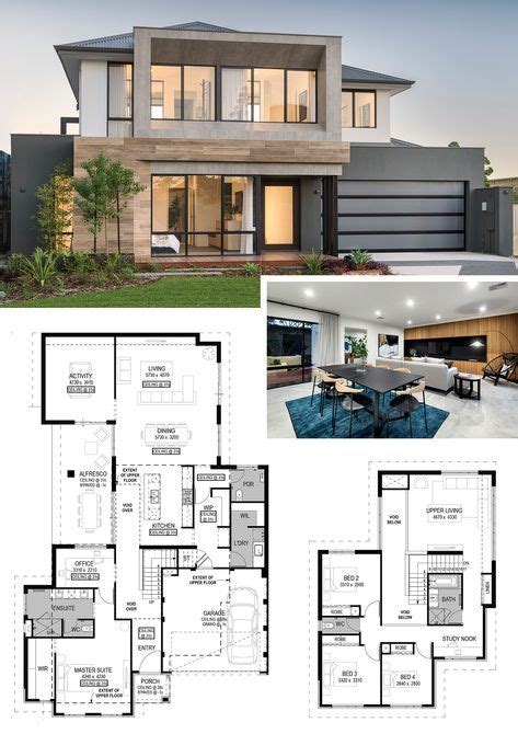 Two Storey Floorplan | The Odyssey by National Homes | Free house plans, Beautiful house plans ...