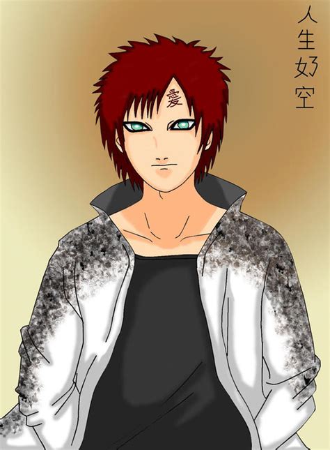 Gaara in modern outfit by rachel-chong on DeviantArt