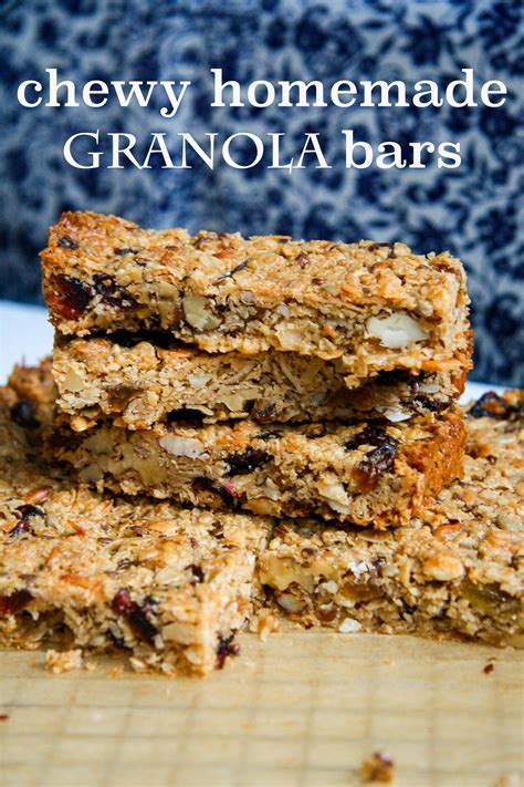 chewy homemade granola bars | butter loves company