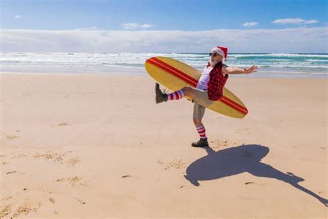 Santa Claus Beach Christmas Australia Stock Photos, Pictures & Royalty ...