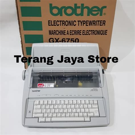 Jual Mesin Tik Elektrik Brother GX-6750 Mesin Ketik Brother GX-6750 ...