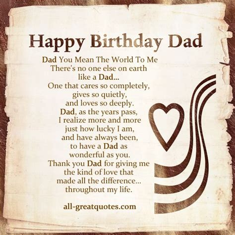 Birthday-Cards-For-Dad-Dad-You-Mean-The-World-To-Me.jpg (650×650) | yes--- | Pinterest | Dads ...