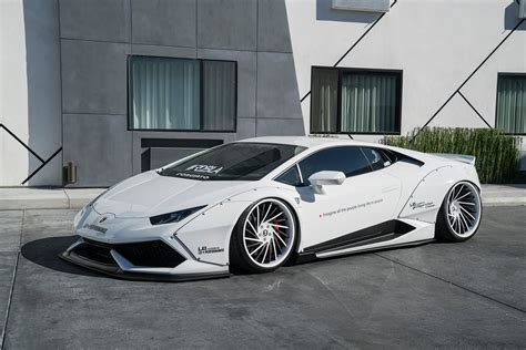 White Liberty Walk Lamborghini Huracan on Forgiato Wheels - GTspirit