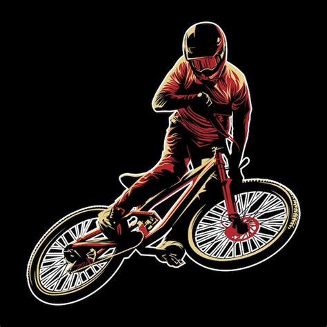 Premium Vector | Mountain bike vector