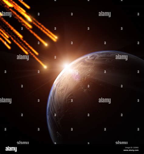 Meteorite shower hi-res stock photography and images - Alamy