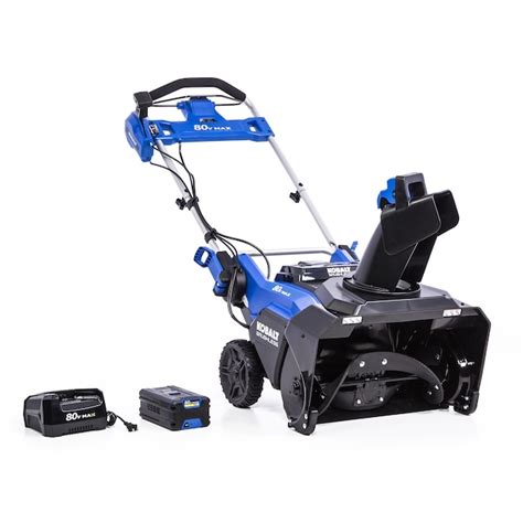 Kobalt 80-volt 22-in Single-stage Push Battery Snow Blower 6 Ah (Battery and Charger Included ...