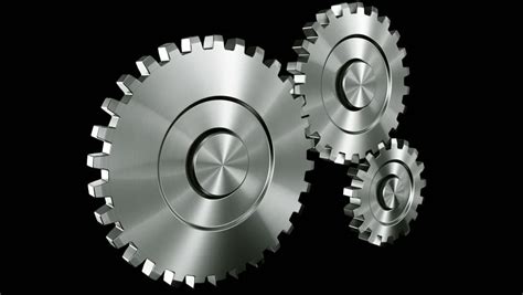 3D Animated Rendering Of Gears Spinning Stock Footage Video 1454326 ...